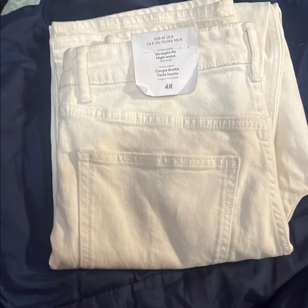 H&M Women's White Jeans